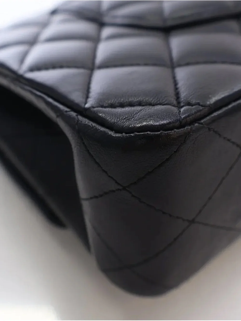 Chanel Quilted Shoulder Bag - Black with Gold Hardware